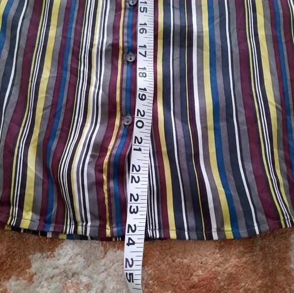 Express Silk button-down down shirt - Picture 7 of 10